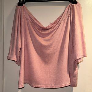 Charlotte Russe Off-the-Shoulder Crop Top